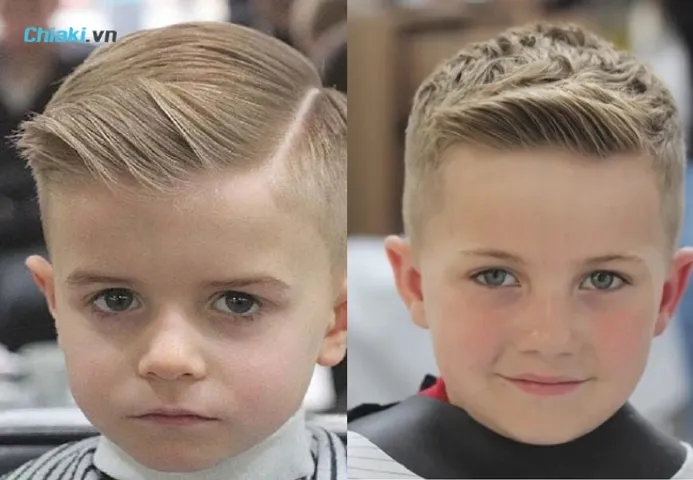 Những kiểu tóc đẹp cho bé trai 7 tuổi thời thượng, phong cách