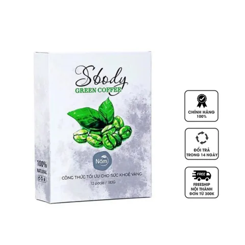 Cafe xanh hỗ trợ giảm cân Sbody Green Coffee