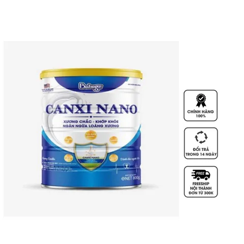 Sữa Babego Canxi Nano hỗ trợ sức khỏe xương khớp