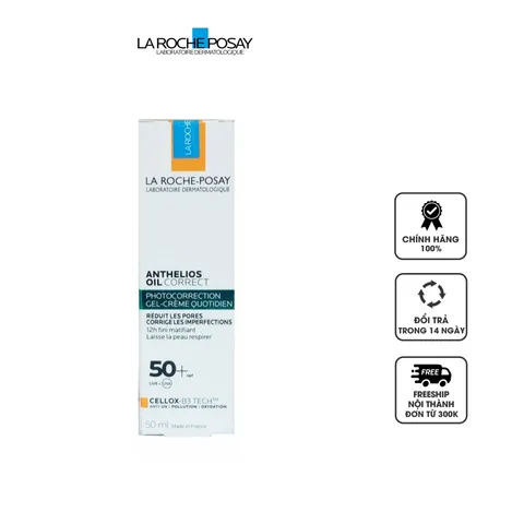 Kem Chống Nắng La Roche-Posay Anthelios Oil Correct SPF50+
