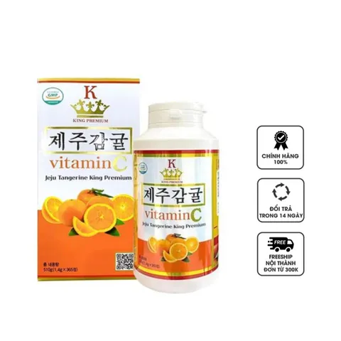 Viên ngậm vitamin C Jeju Tangerine King Premium Hàn Quốc