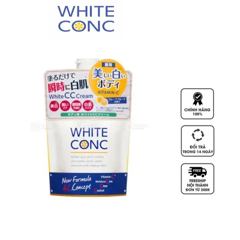 Sữa dưỡng thể trắng da White Conc Body CC Cream