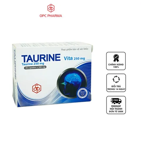 Viên uống Taurine Vita 250mg hỗ trợ thị lực