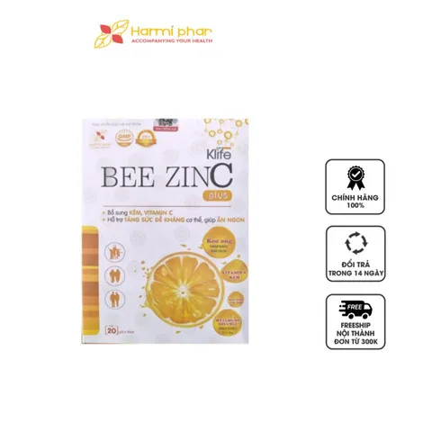 Bee Zin C hỗ trợ bổ sung kẽm và Vitamin C dạng nước