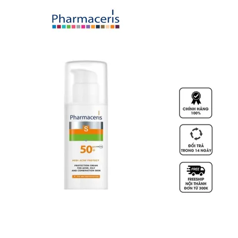Kem chống nắng Pharmaceris S Medi Acne Protect Cream SPF 50+