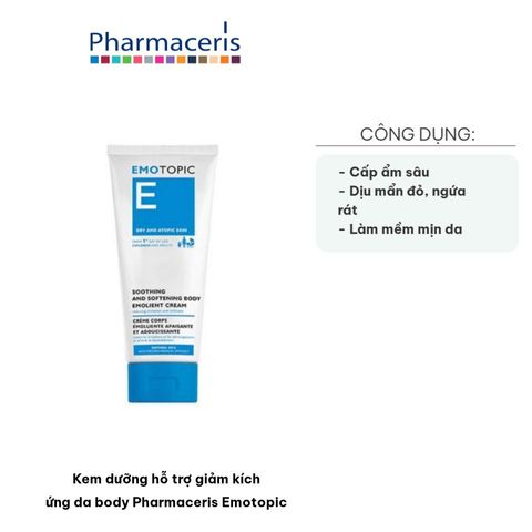 Kem Dưỡng Giảm Kích Ứng Da Body Pharmaceris Emotopic 200ml - Cấp Ẩm, Làm Dịu Da, Ngăn Mẩn Đỏ, Thích Hợp Da Nhạy Cảm