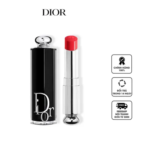 Son dưỡng Dior Addict Shine Lipstick 536 Lucky màu hồng đỏ