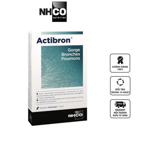Viên uống hỗ trợ hệ hô hấp Actibron NHCO Pháp