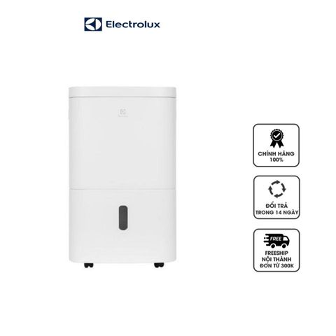 Máy hút ẩm Electrolux EDH10TRBW1 - Hẹn giờ, công suất 20L/ngày, giảm vi khuẩn, thích hợp cho không gian dưới 42m², thiết kế hiện đại.