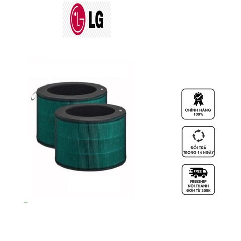 Bộ 2 Màng Lọc Thay Thế cho Máy Lọc Không Khí LG AS95GDWV0 - Lọc HEPA và Khử Mùi Hiệu Quả, Loại Bỏ 99,99% Bụi Siêu Mịn