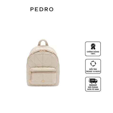 Balo Pedro Icon Mini Backpack in Pixel PW2-86320001 màu be