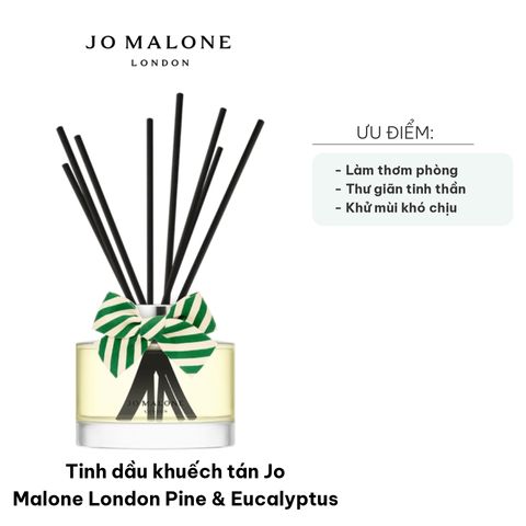 Tinh Dầu Khuếch Tán Jo Malone London Pine & Eucalyptus - Hương Gỗ Thông & Bạch Đàn Thư Giãn, Sang Trọng Mùa Lễ Hội