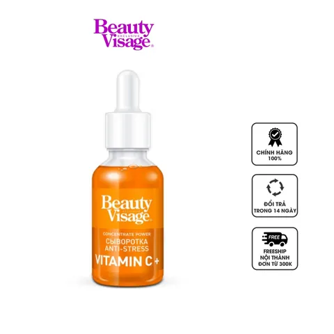 Serum hỗ trợ làm sáng da Beauty Visage Anti-Stress Vitamin C+