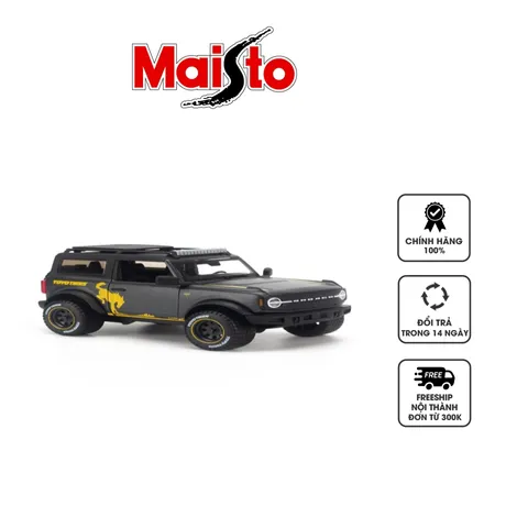 Mô hình xe Ford Bronco Badlands 2021 Off Road 1:24 Maisto - Mô hình kim loại chi tiết cao, trang trí nhà cửa cho tín đồ xe hơi