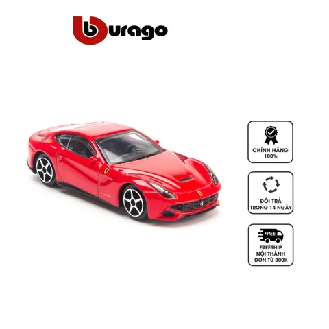 Mô Hình Xe Ferrari F12 Berlinetta 1:24 Bburago - Mở Nắp Capo, Chi Tiết Sống Động, Trang Trí Nhà Ô Tô, Quà Tặng Fan Xe Hơi