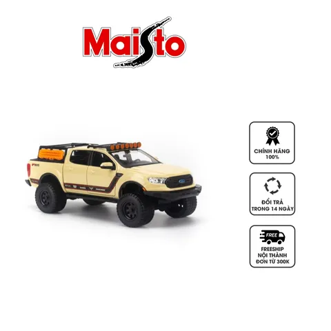 Mô Hình Xe Ford Ranger 2019 Off Road Tỉ Lệ 1:27 - Mô Phỏng Chi Tiết, Sơn Tĩnh Điện, Quà Tặng Trang Trí Nhà Cửa