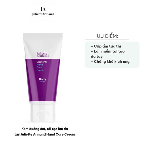 Kem Dưỡng Ẩm Tái Tạo Làn Da Tay Juliette Armand 50ml - Chiết Xuất Lô Hội, Vitamin E, Không Nhờn Dính, Dưỡng Da Mềm Mại