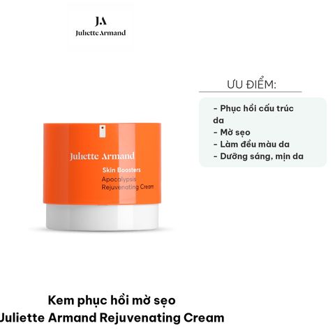 Kem Phục Hồi Mờ Sẹo Juliette Armand Rejuvenating Cream - Cải Thiện Bề Mặt Da, Phục Hồi Nếp Nhăn và Sẹo, Dưỡng Ẩm Hiệu Quả 50ml
