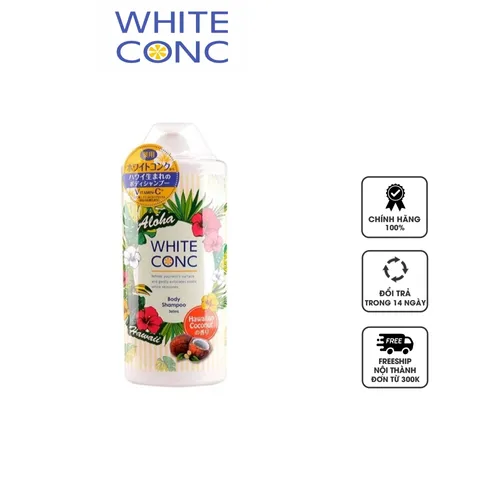 Sữa tắm hỗ trợ trắng da White Conc Body Shampoo Hawaii