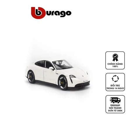 Mô Hình Xe Porsche Taycan Turbo S 2019 Tỉ Lệ 1:24 Bburago - Mô Phỏng Chi Tiết, Trưng Bày Nội Thất Hoàn Hảo