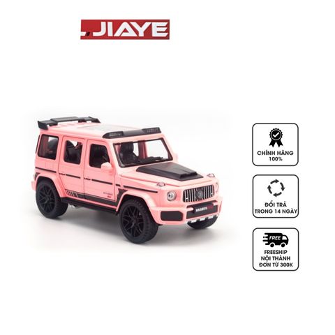 Mô Hình Xe Ô Tô Mercedes Brabus G800 Tỷ Lệ 1:24 Jiaye - Đồ Chơi Mô Phỏng Kim Loại và Cao Su Cao Cấp, Quà Tặng Thú Vị