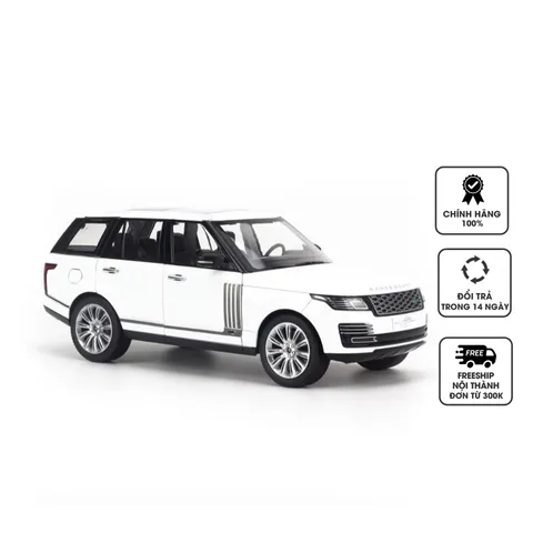 Mô Hình Xe Land Rover Range Rover 50th Anniversary Edition 1:18 Miniauto - Xe Mô Hình Kim Loại Chất Lượng Cao, Mở Cửa, Đèn Nhạc