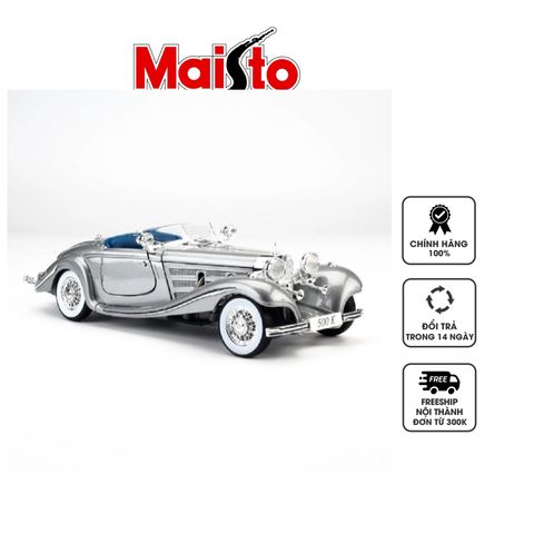 Mô Hình Xe Mercedes-Benz 500K Type Special 1:18 Maisto - Mô Phỏng Sang Trọng Đẹp Mắt Cho Người Sưu Tầm