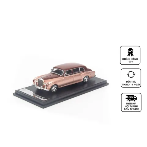 Mô hình xe Rolls Royce Phantom VI 1:64 DCM - Mẫu sưu tập chi tiết, chất liệu kim loại, quà tặng ý nghĩa cho tín đồ xe hơi
