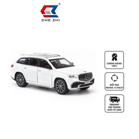 Mô Hình Xe Mercedes GLS63 AMG Tỉ Lệ 1:24 Chezhi - Mô Phỏng Chi Tiết, Trang Trí Nhà Cửa, Quà Tặng Fan Xe Hơi