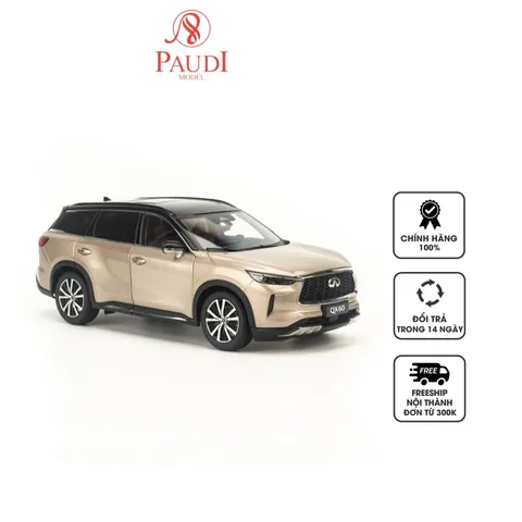 Mô Hình Xe Ô Tô Infiniti QX60 2022 Tỷ Lệ 1:18 Paudi - Đồ Chơi Trưng Bày Thực Tế Cao Cấp, Quà Tặng Yêu Xe
