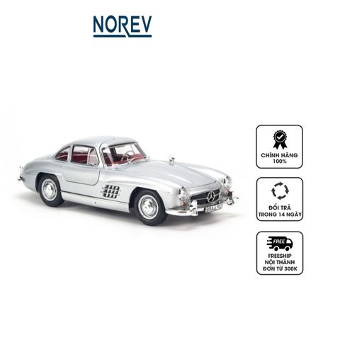 Mô Hình Xe Mercedes Benz 300SL 1954 Coupe Tỉ Lệ 1:18 Norev - Xe Chi Tiết Mở Cửa, Dùng Để Sưu Tầm & Trang Trí Nhà Cửa