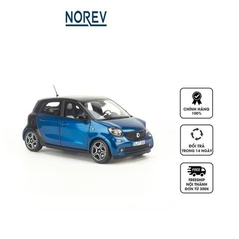 Mô hình xe ô tô Mercedes-Benz Smart Forfour 1:18 Norev - Chi tiết tinh xảo, quà tặng hoàn hảo cho tín đồ xe hơi