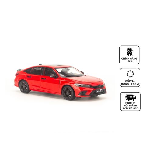 Mô Hình Xe Honda Civic 2022 Tỉ Lệ 1:18 Dealer - Mô Phỏng Chi Tiết, Khung Kim Loại, Lốp Cao Su, Quà Tặng Người Yêu Xe