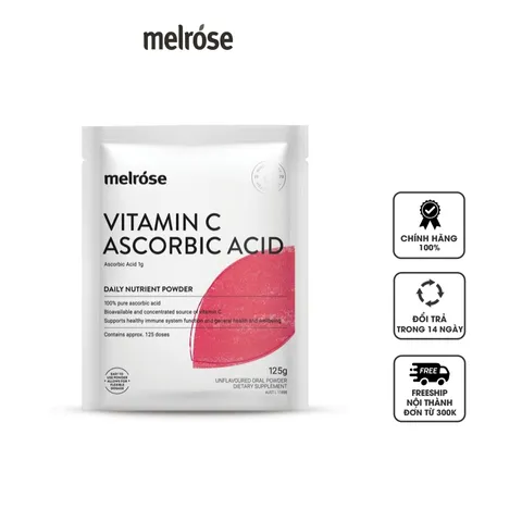 Bột Vitamin C Ascorbic Acid Melrose nguyên chất