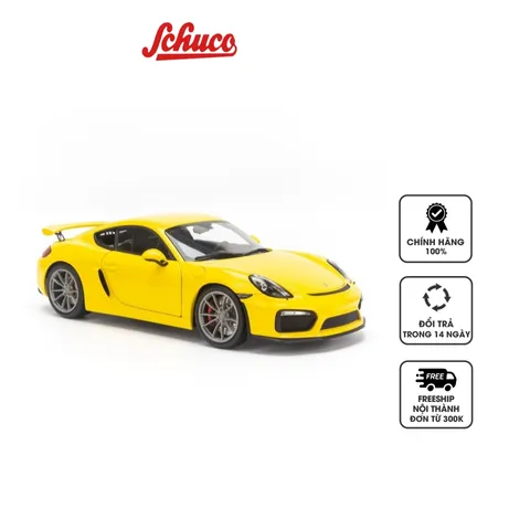 Mô Hình Xe Ô Tô Porsche Cayman GT4 1:18 Schuco - Chi Tiết Tinh Xảo, Màu Sắc Hiện Đại, Quà Tặng Dành Cho Người Yêu Xe