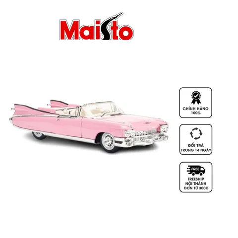 Mô Hình Xe Cadillac Eldorado Biarritz 1959 1:18 Maisto - Đồ Chơi Mô Phỏng Chất Lượng Cao Dành Cho Người Sưu Tập Xe Hơi