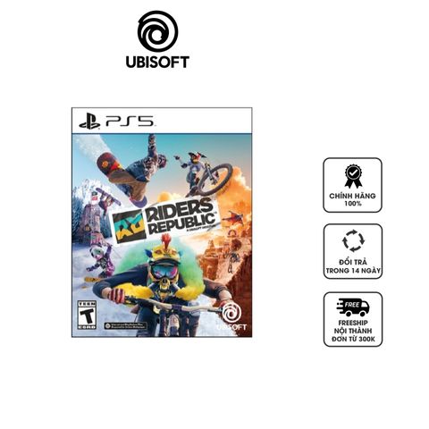 Đĩa Game Riders Republic PS5 - Thể Thao Đua Xe, Trượt Tuyết, Lướt Ván - Game Nhiều Người Chơi Chính Hãng Ubisoft