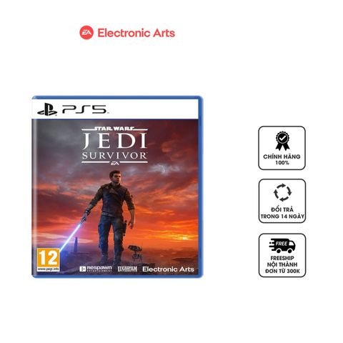 Đĩa Game PS5 - Star Wars Jedi Survivor, Hành Động Phiêu Lưu, Phát Triển Bởi Respawn Entertainment, Game Cho Fan Star Wars