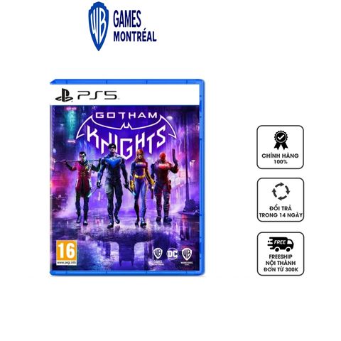 Đĩa Game Gotham Knights cho PS5 - Siêu Anh Hùng Hành Động Kịch Tính Tại Thành Phố Gotham - Hỗ Trợ Đồ Họa 4K, Ray-Tracing