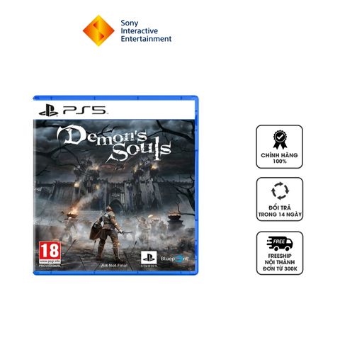 Đĩa Game PS5: Demon's Souls - Bản Remake Kinh Dị Đầy Thách Thức, Chơi Ngay Để Khám Phá Thế Giới Viễn Tưởng Tối Tăm!