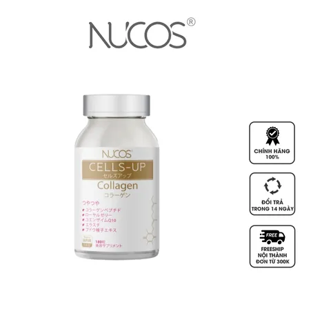 Viên uống Collagen Nucos Cells-Up hỗ trợ dưỡng da căng mịn