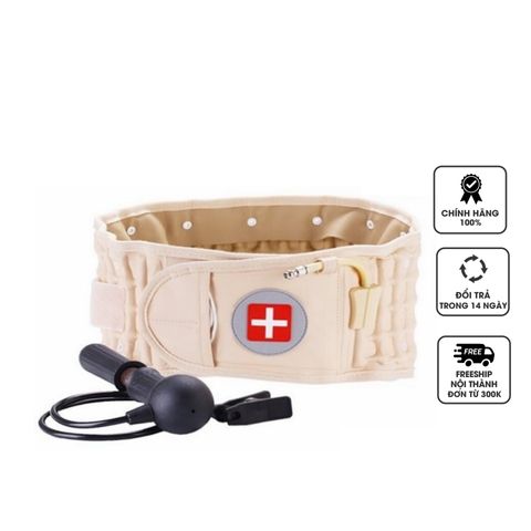 Đai Hơi Hỗ Trợ Kéo Giãn Cột Sống Lumbar Traction CR-801 - Giảm Đau Lưng Hiệu Quả, Thiết Kế Gọn Nhẹ, Dùng Tại Nhà