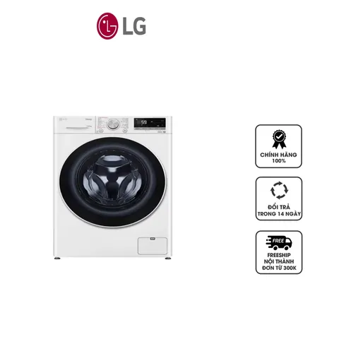 Máy giặt sấy lồng ngang LG Inverter 10kg FV1410D4W1