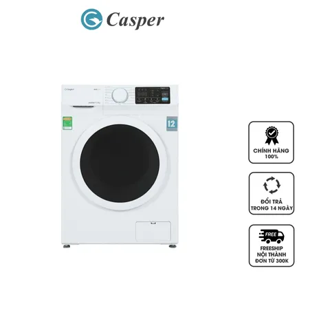 Máy giặt cửa trước Casper Inverter 10.5kg WF-105I140BWC