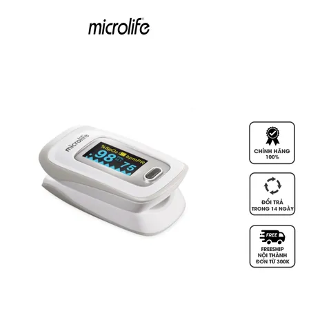 Máy đo nồng độ Oxy trong máu và nhịp tim Microlife OXY 210