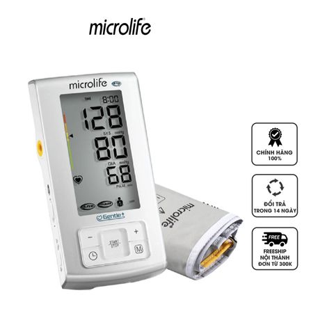 Máy Đo Huyết Áp Bắp Tay Microlife BP A6 Basic - Công Nghệ Gentle+, AFIB, MAM, Tự Động, Kết Quả Chính Xác, Hỗ Trợ Theo Dõi Sức Khỏe Hàng Ngày