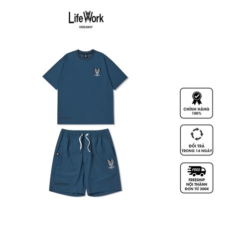 Bộ quần áo LifeWork Venturi Minimaladok LW242TS192/LW242KS192 Dark Blue