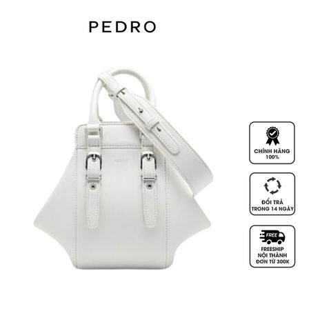 Túi xách Pedro Mara Geometric Handbag Chalk PW2-55210041