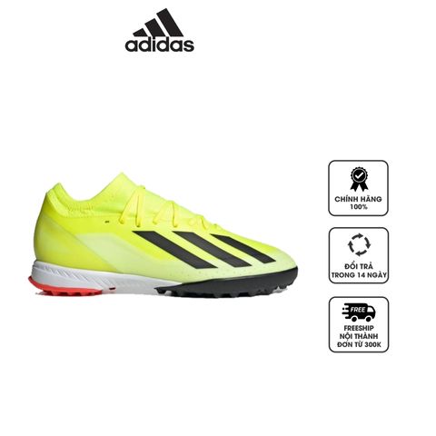 Giày Đá Bóng adidas Turf X Crazyfast League Vàng Neon IF0698