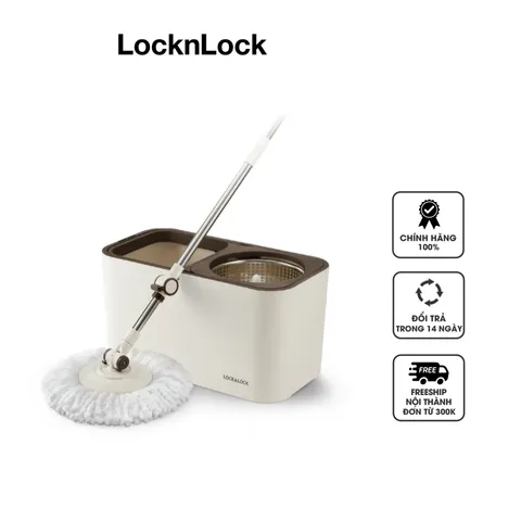 Bộ cây lau nhà Lock&Lock ETM478 Dual Bucket Spin Mop